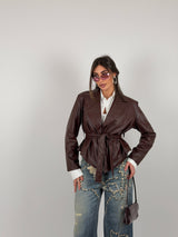 Giacca con cintura in vita