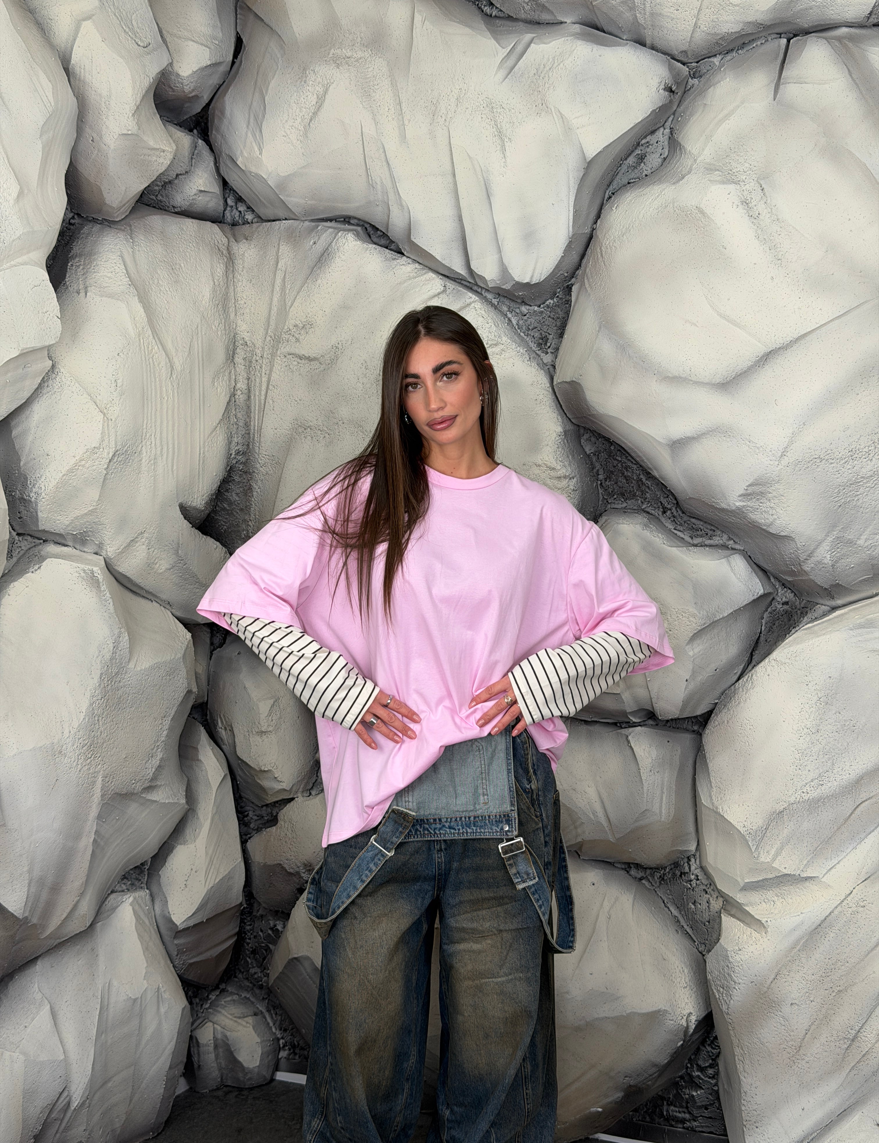 Longsleeve maniche a righe