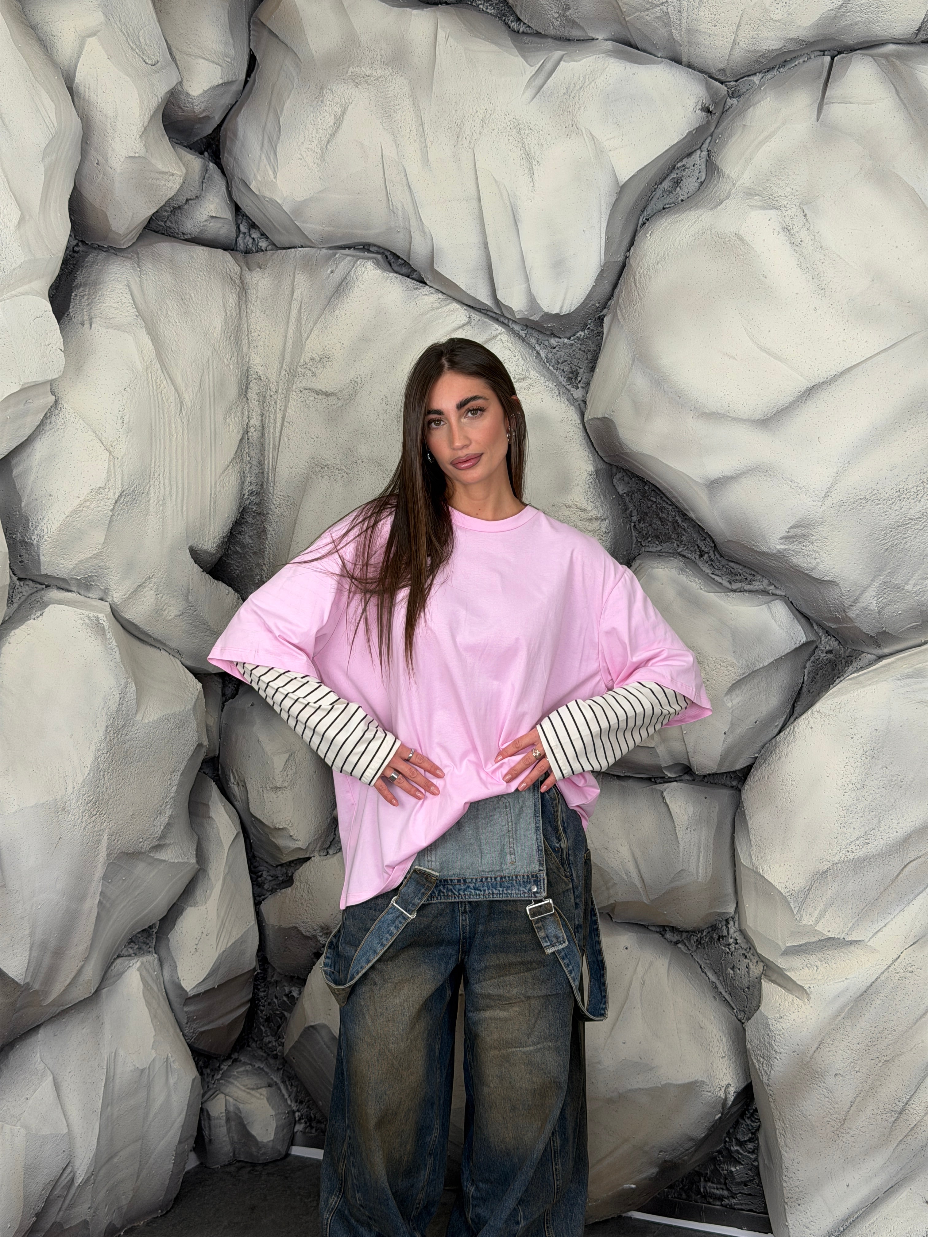 Longsleeve maniche a righe