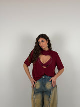 Maglia con apertura cuore
