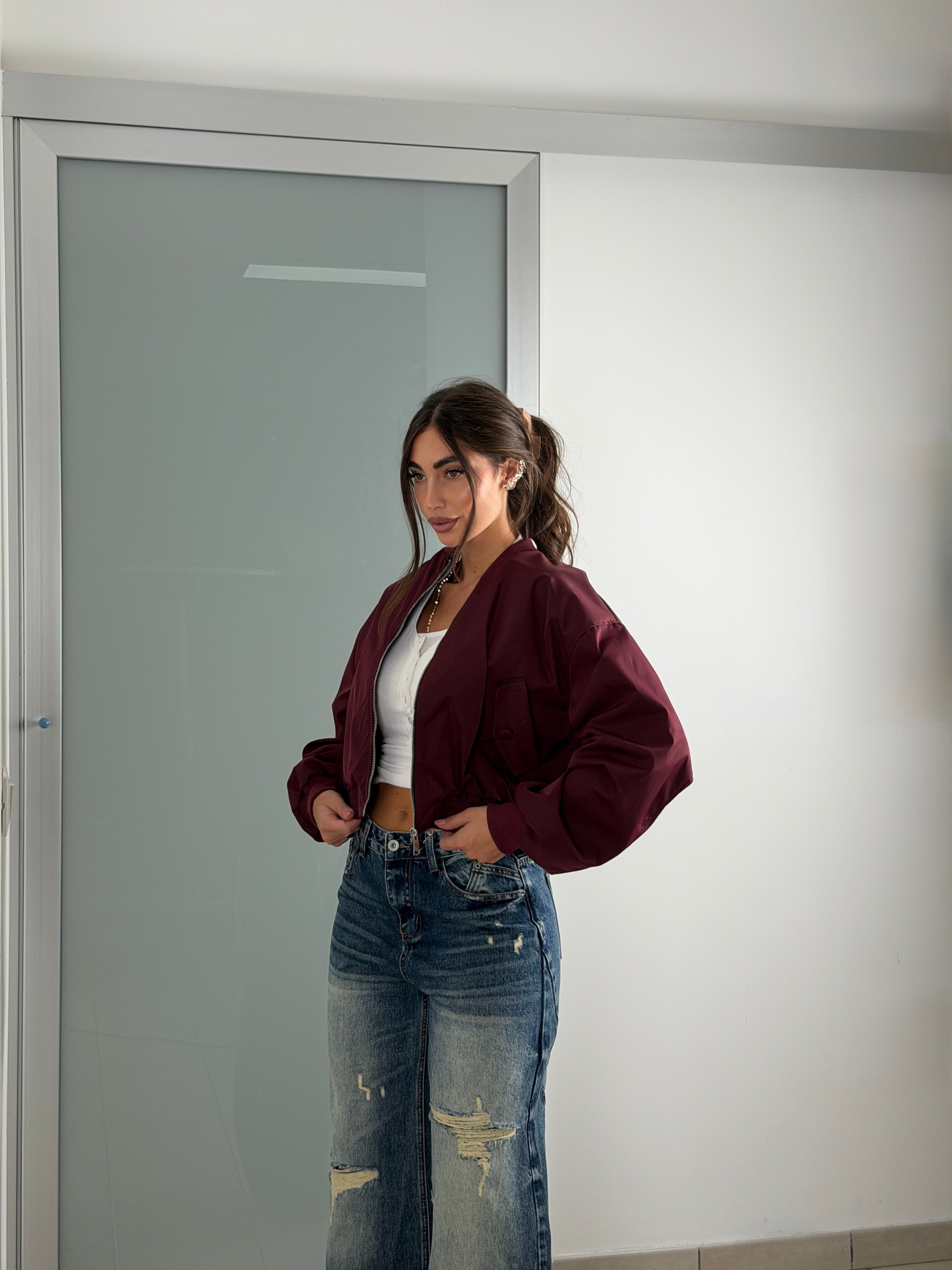 Bomber crop