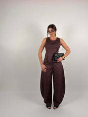 Completo ballon leopardato