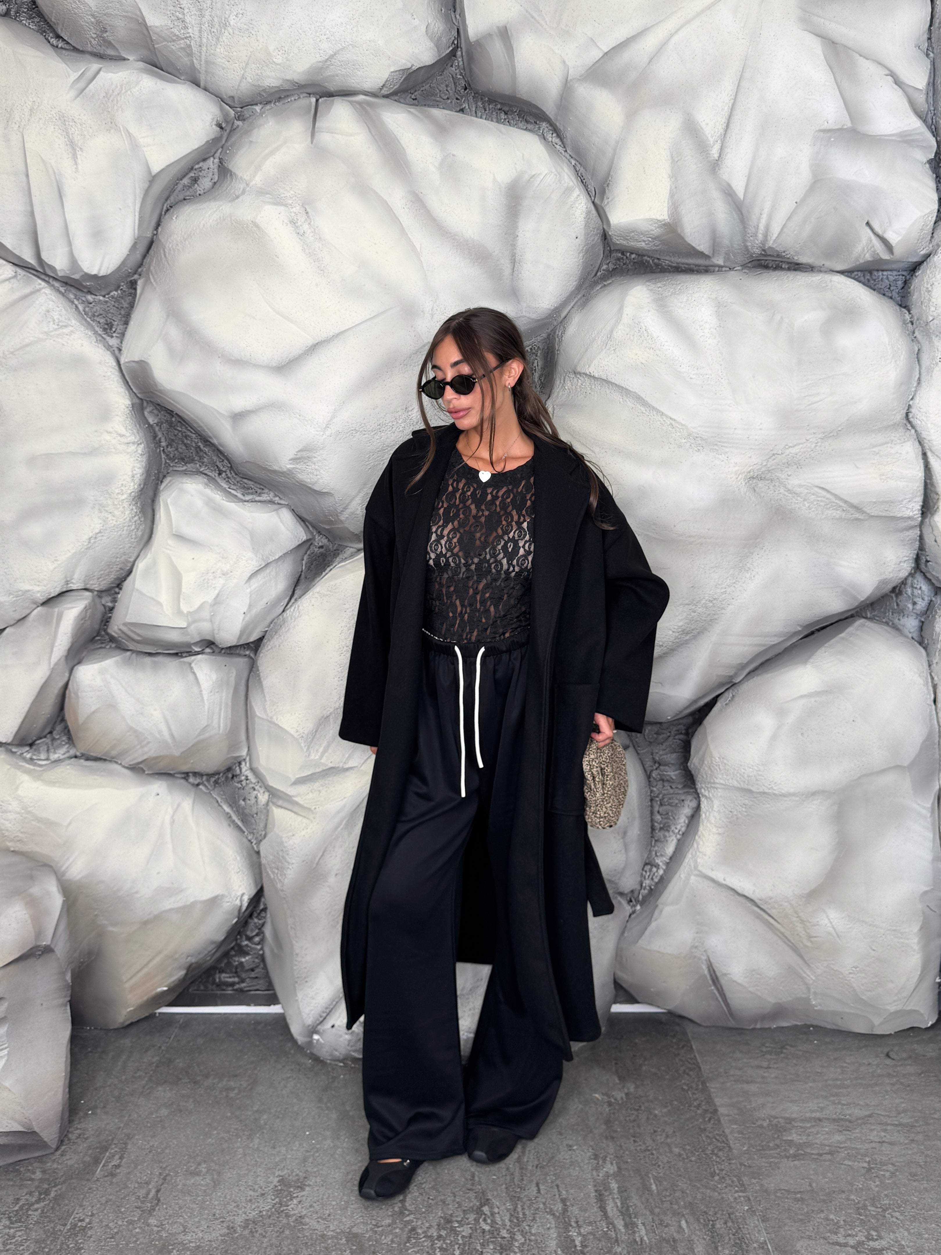 Cappotto cintura in vita