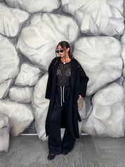 Cappotto cintura in vita