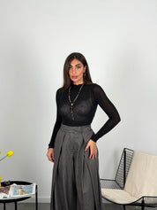Maglia mistocashmere mezzocollo