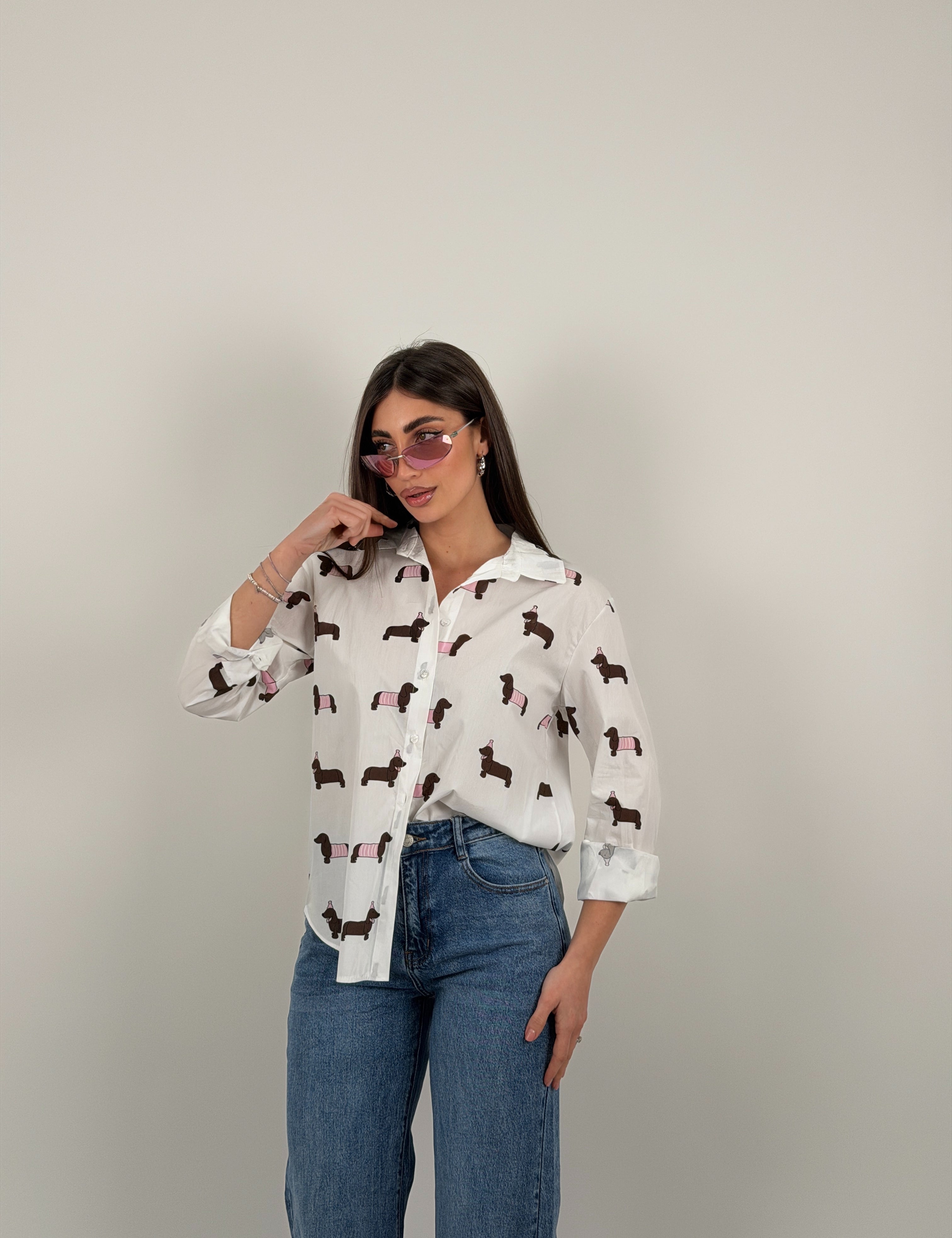 Camicia bassotto cotone