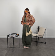 Pantalone tuta con risvolto