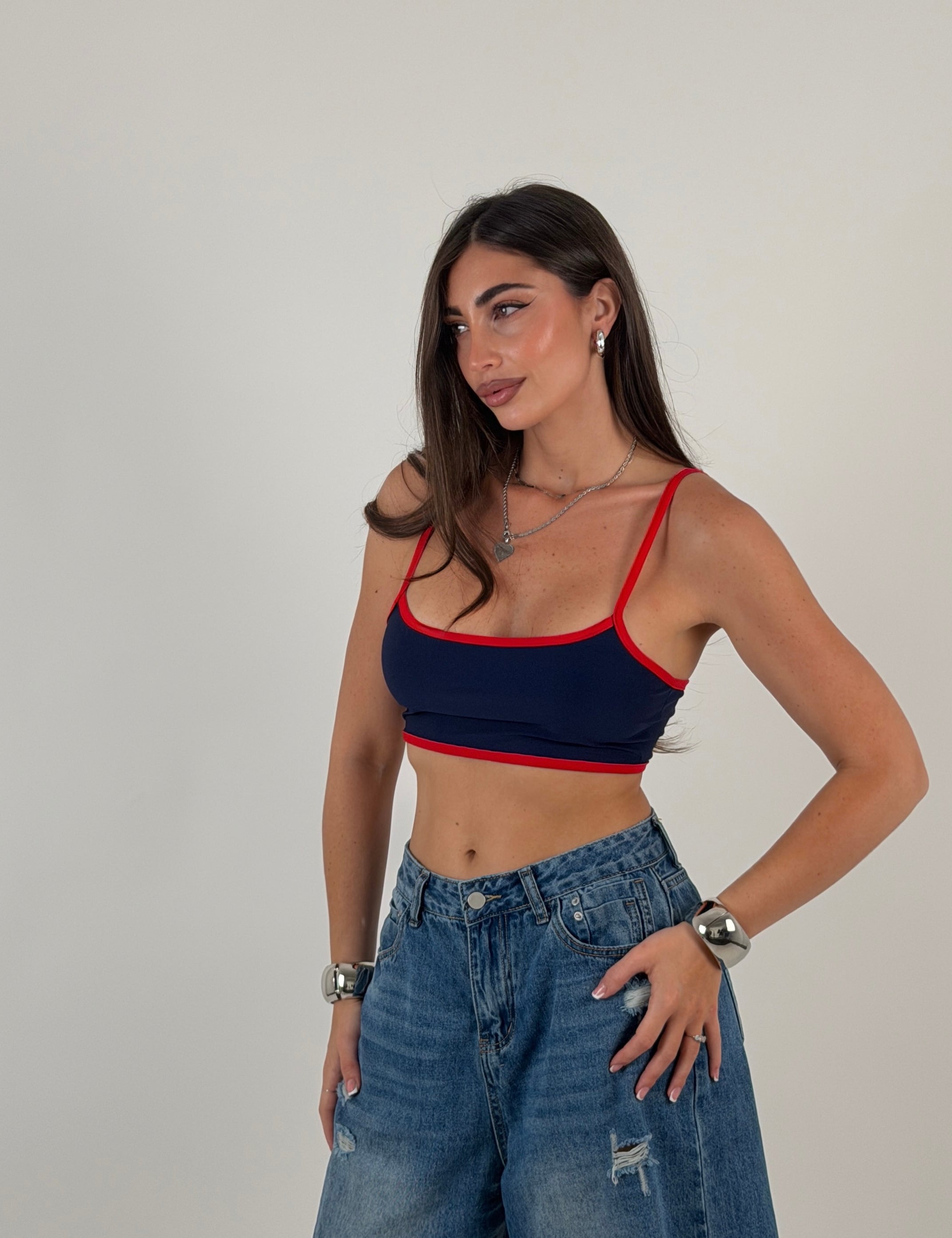 Top crop bicolor