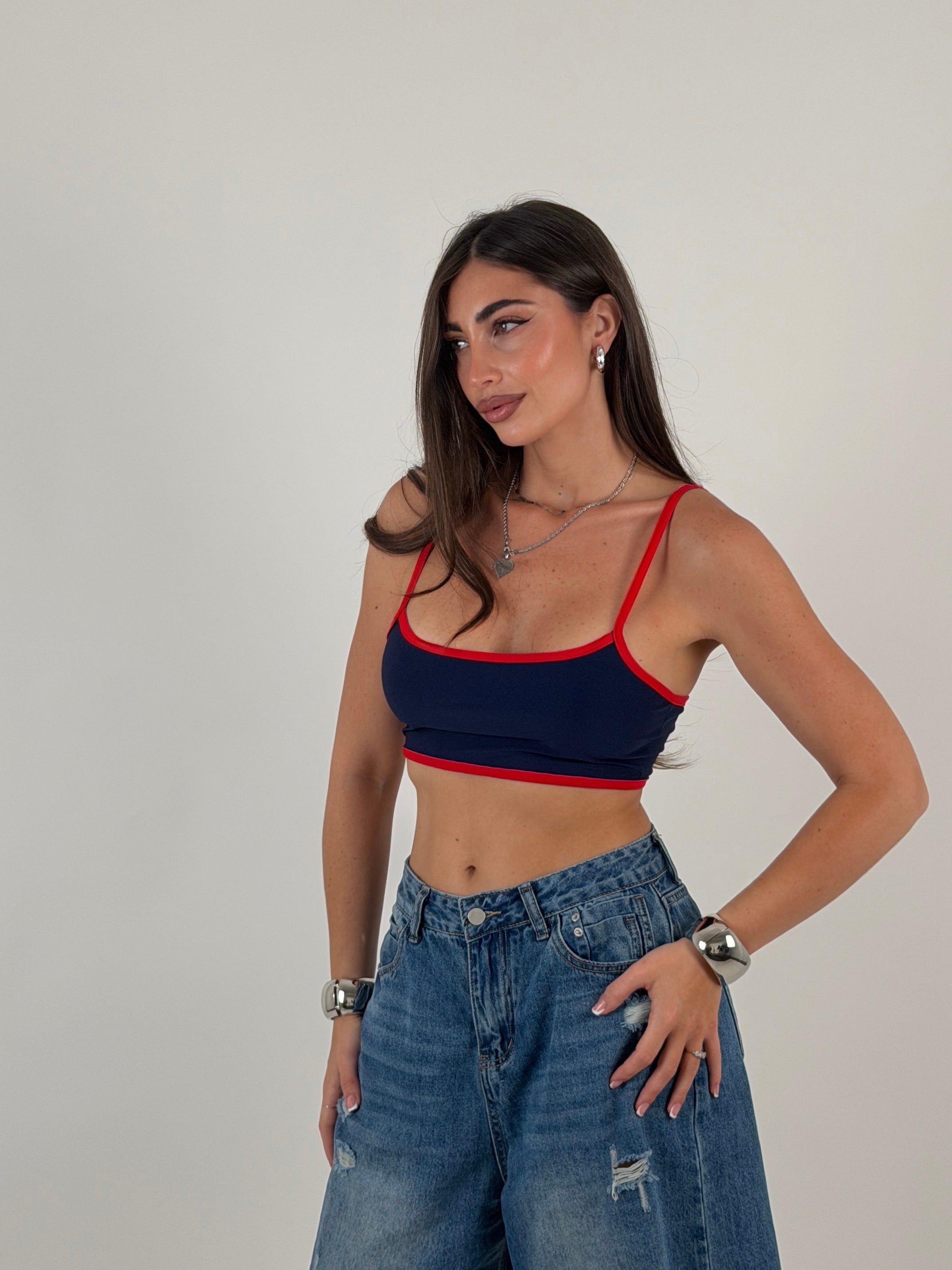 Top crop bicolor