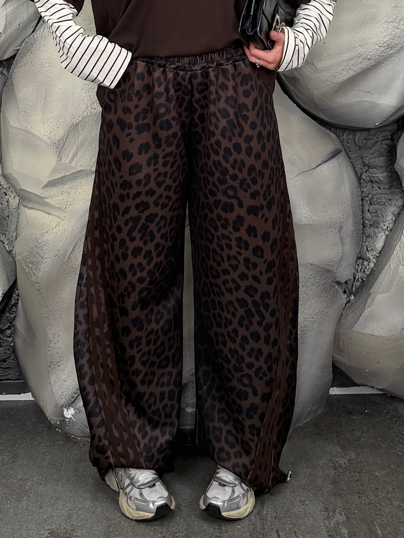 Pantalone ballon maculato