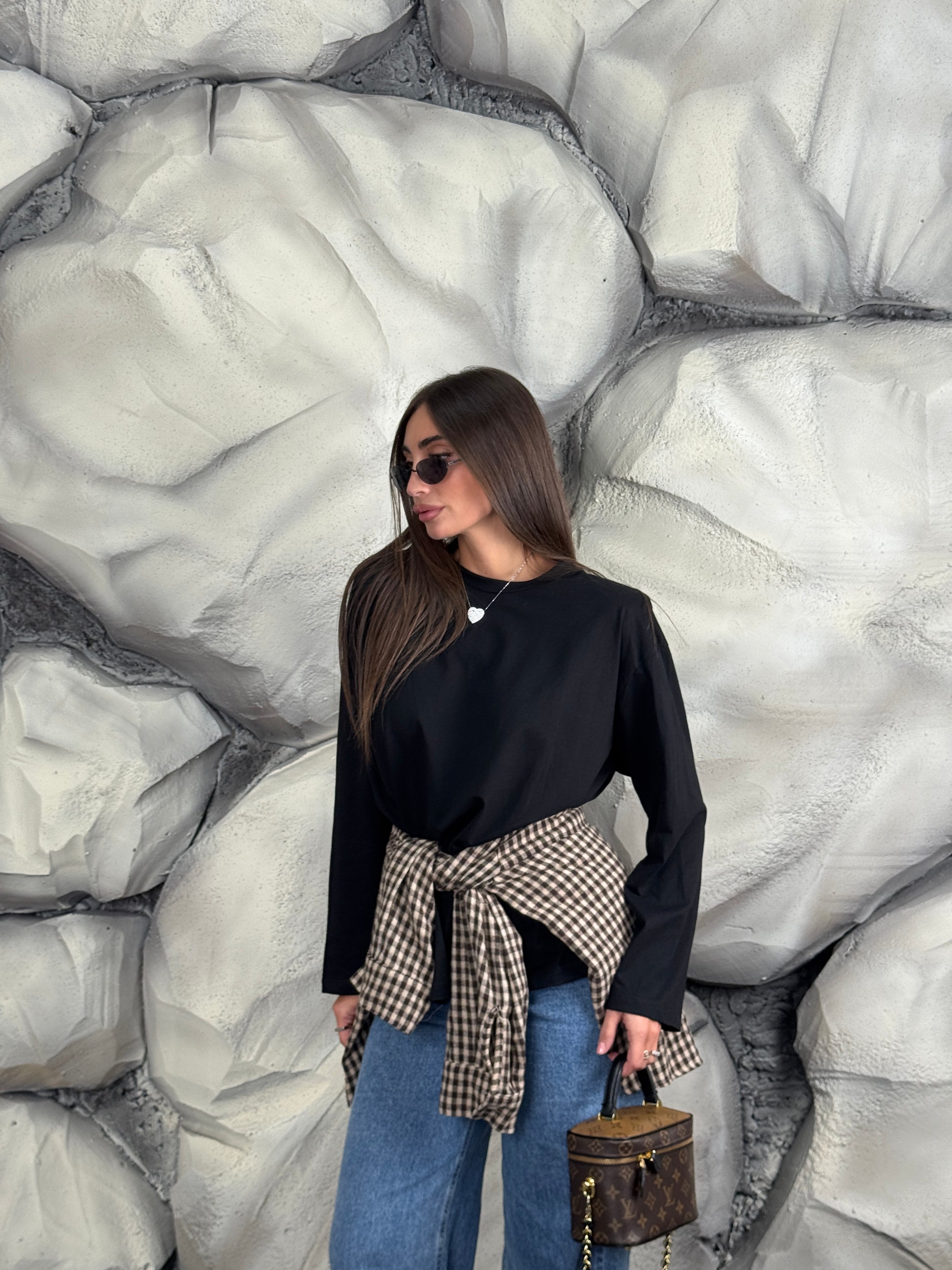 Maglia Spalline manica lunga