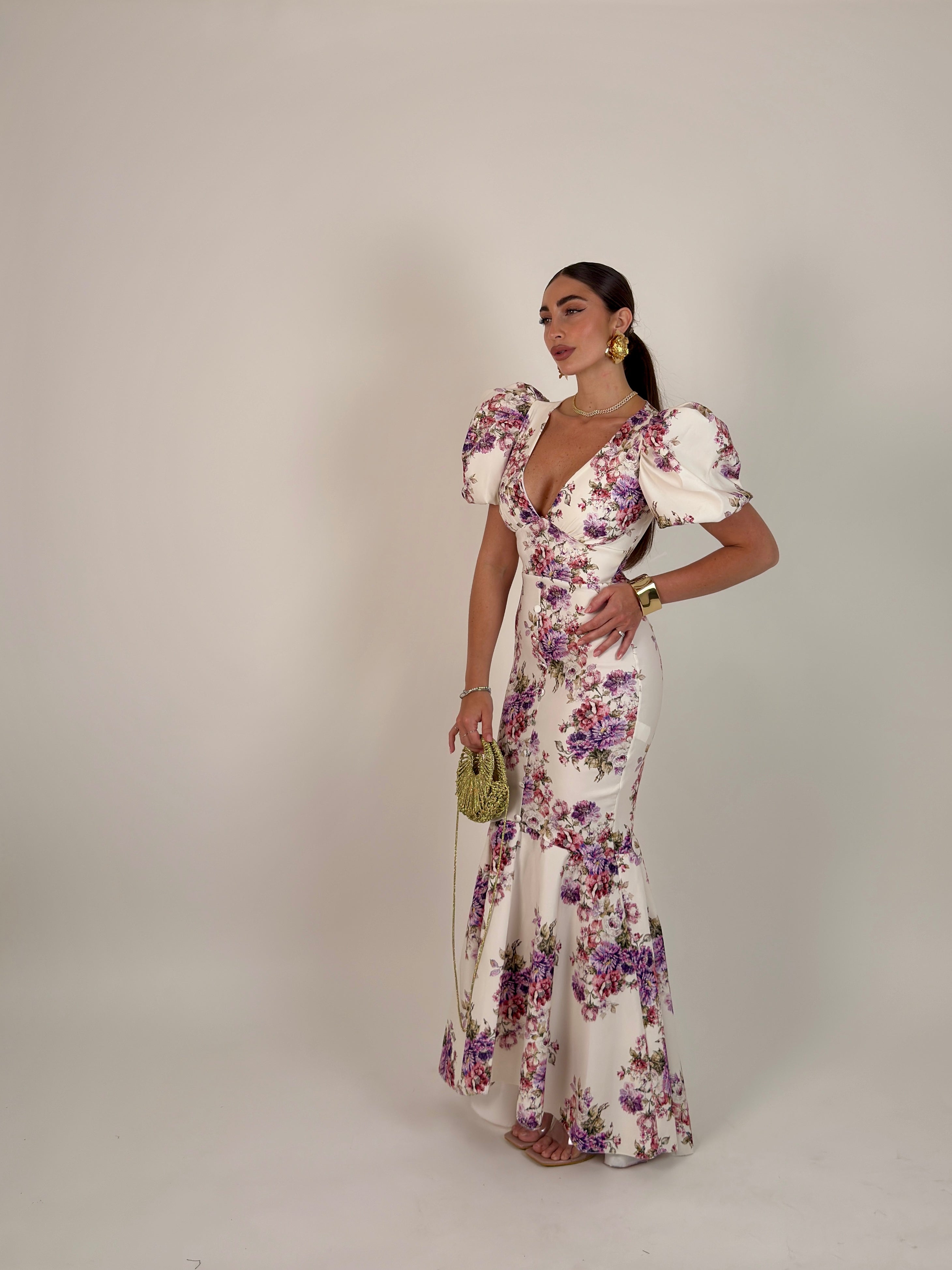Vestito Bianca floreale