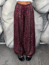 Pantalone satin Maculato