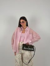 Camicia semivelata oversize