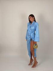 Vestito lucido maculato