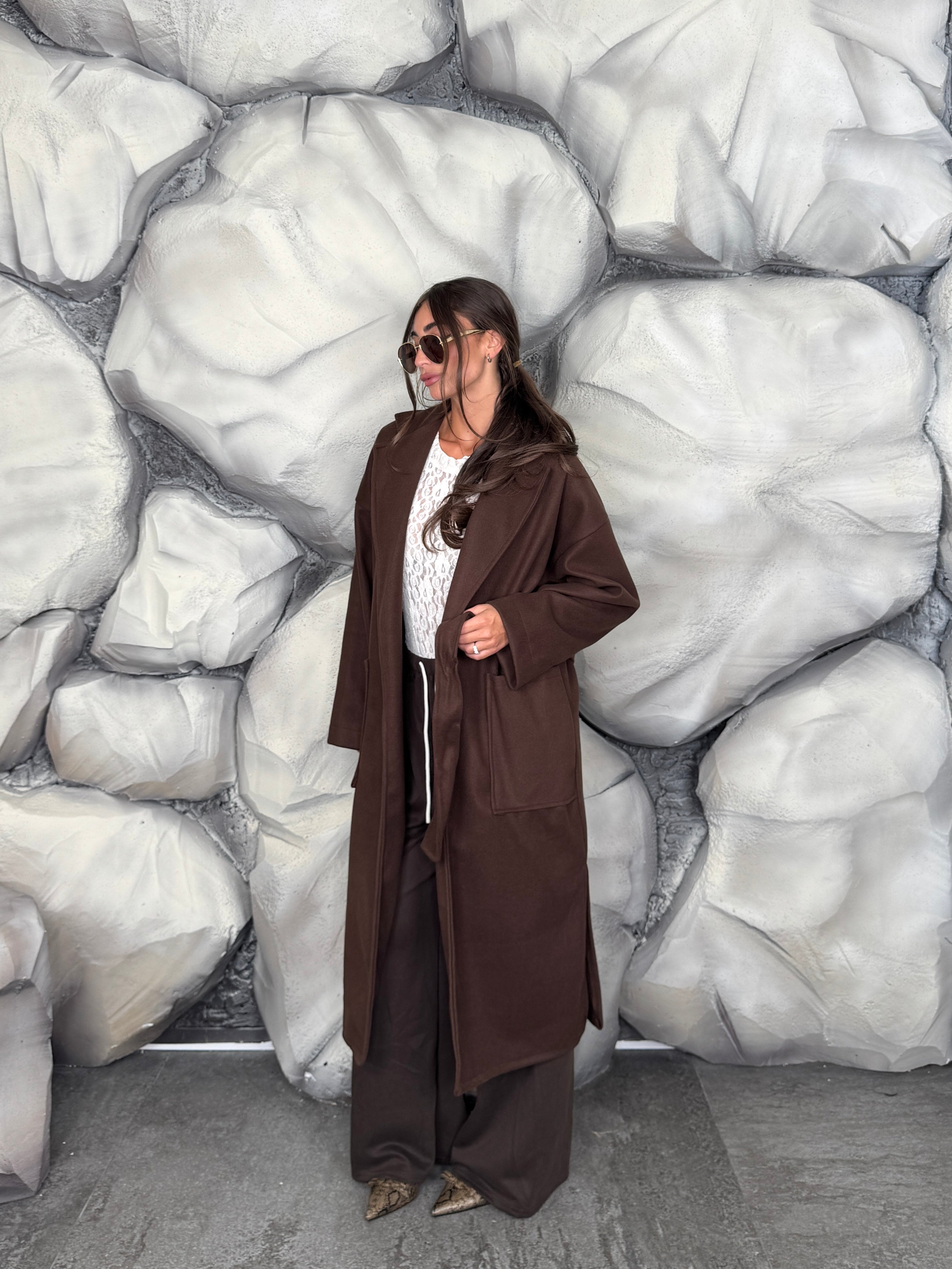 Cappotto cintura in vita