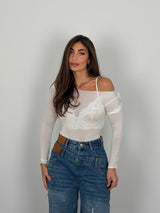 Maglia mistocashmere scollo ampio