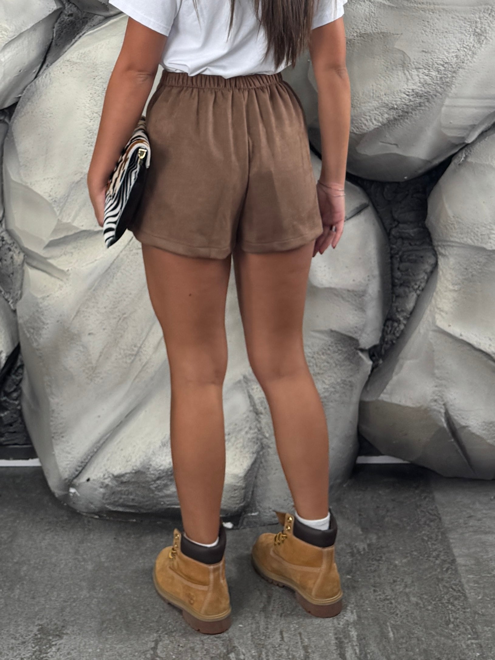 Short camoscio