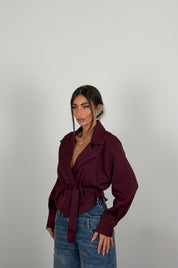 Giacca fit crop