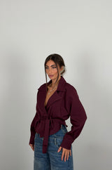 Giacca fit crop