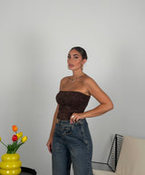 Top a fascia in merletto