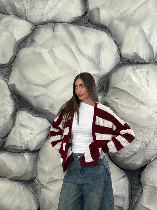 Cardigan Righe