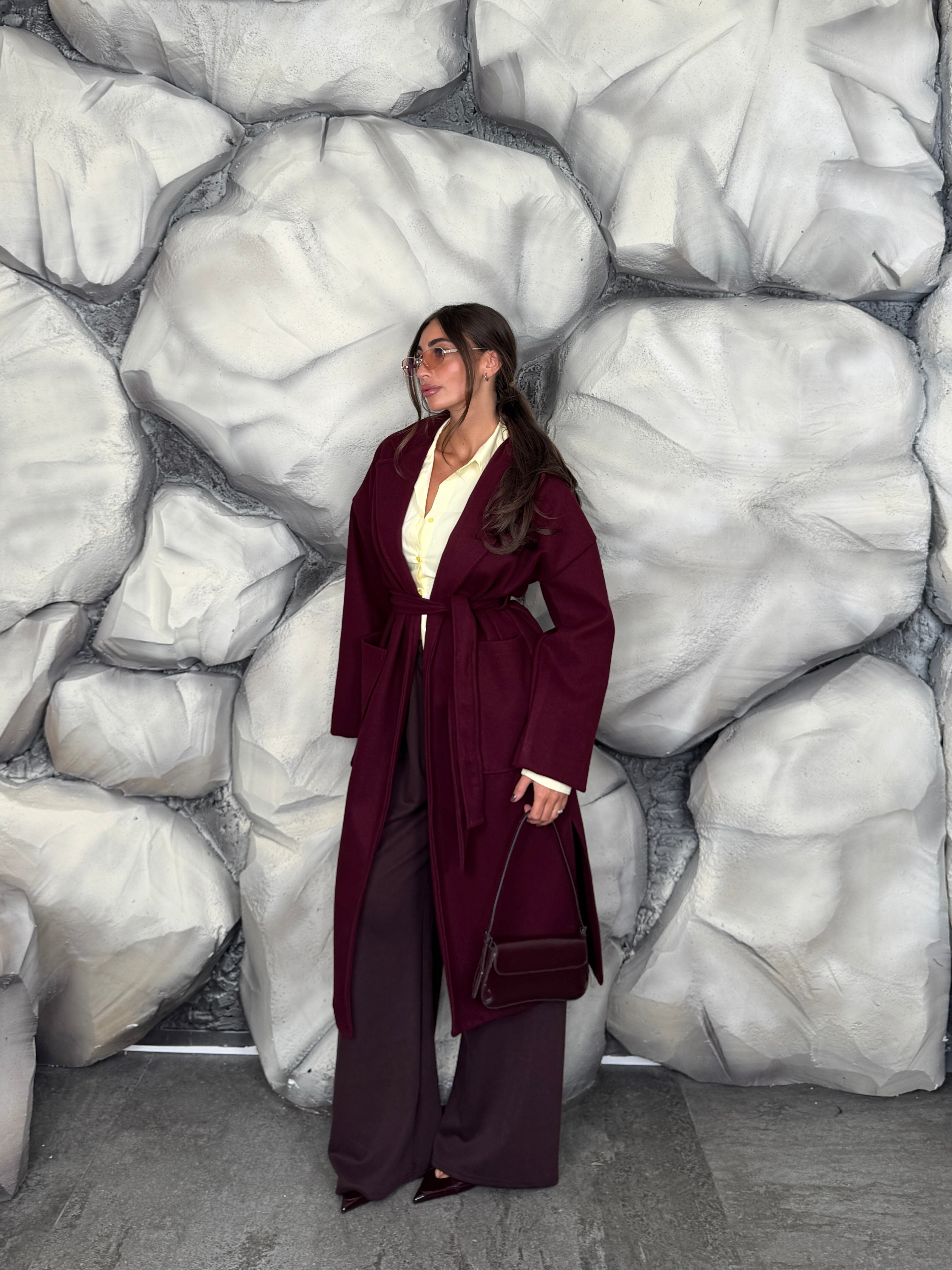 Cappotto cintura in vita