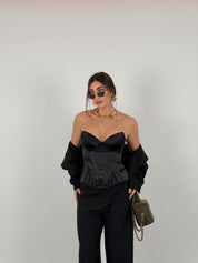 corpetto con coppe preformate