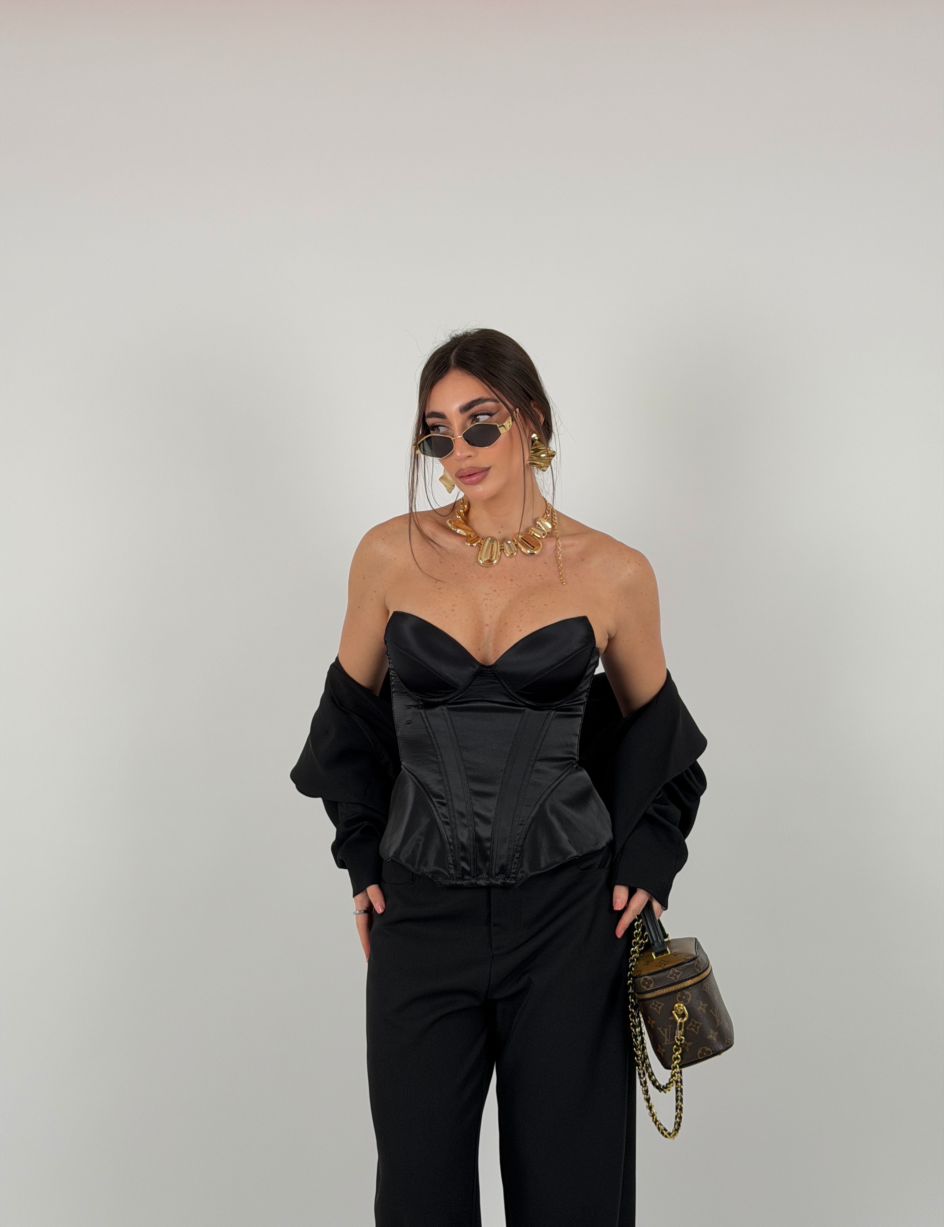 corpetto con coppe preformate