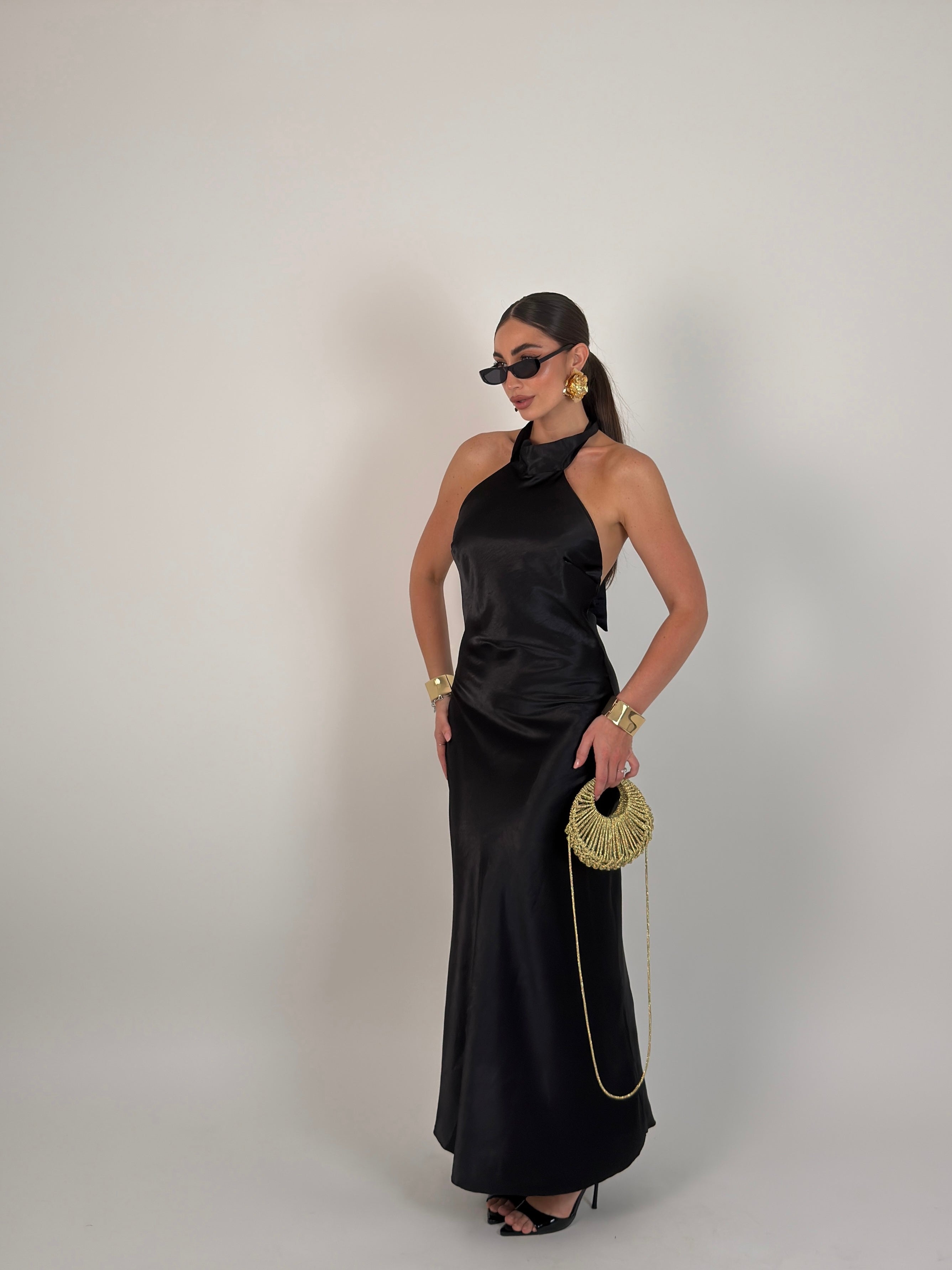 Vestito Elegant con schiena scoperta