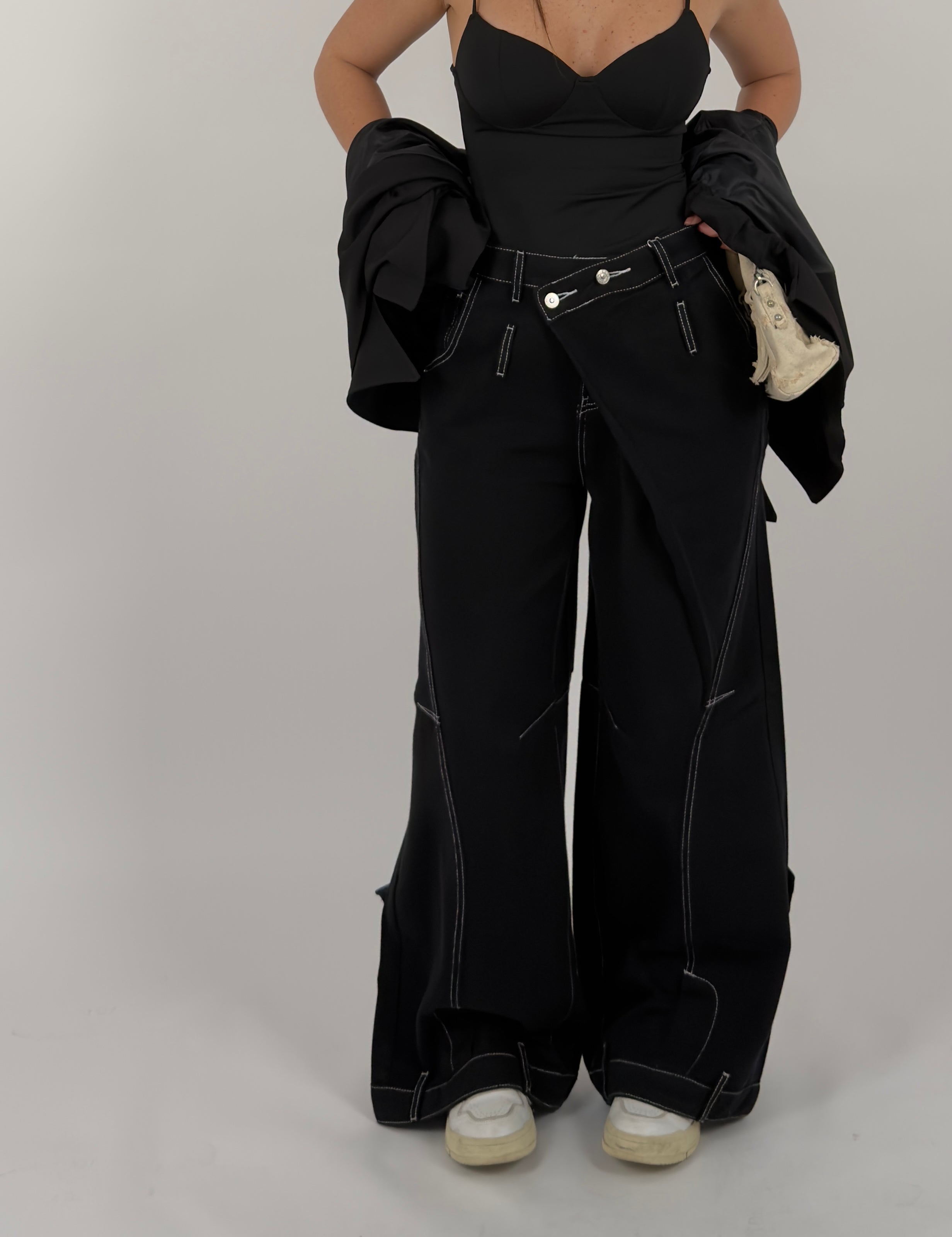 Jeans Chiusura trasversale