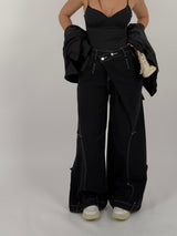 Jeans Chiusura trasversale