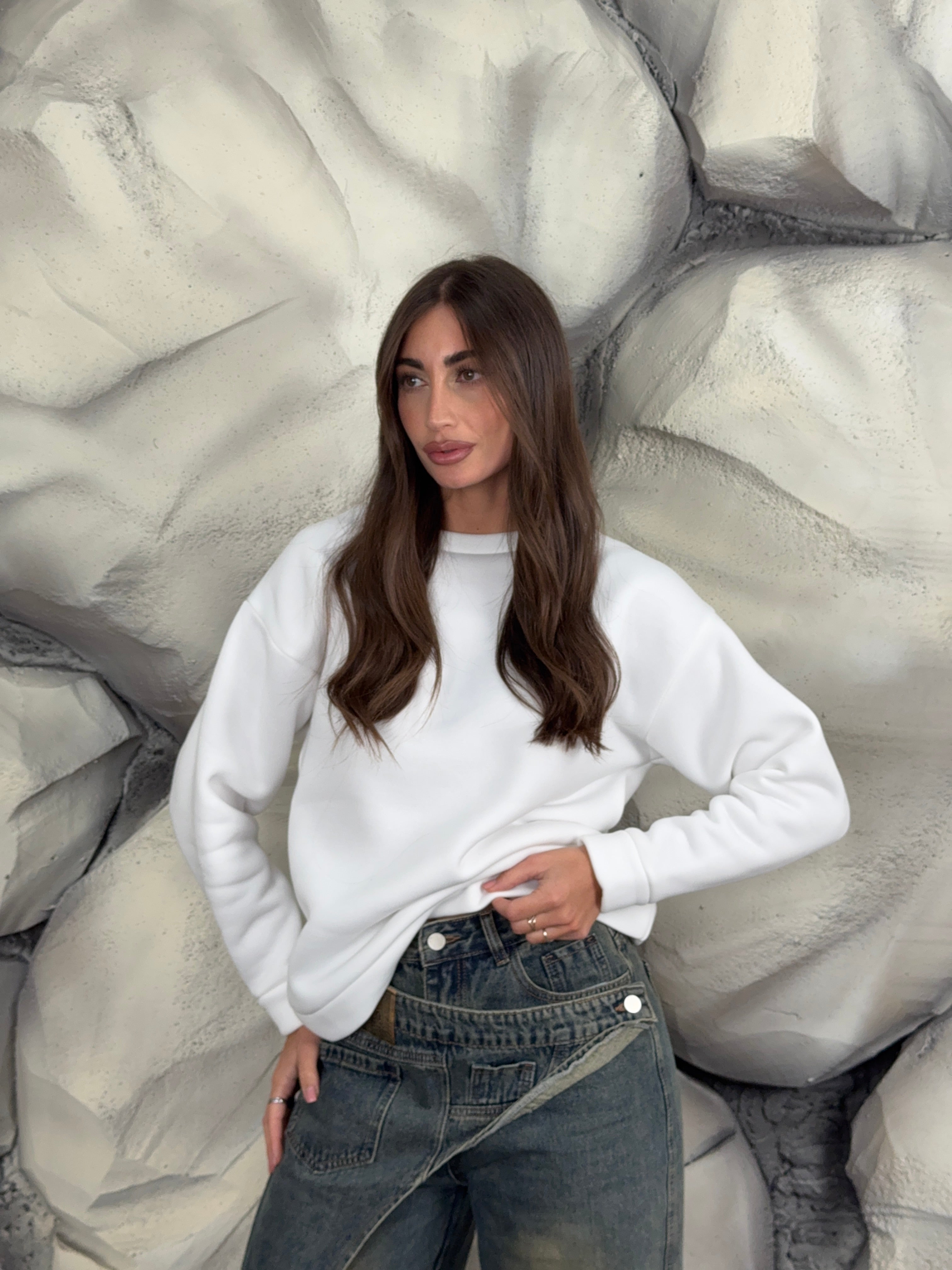 Felpa Candy girocollo