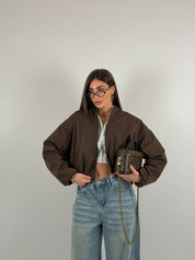 Bomber forderato con fit over