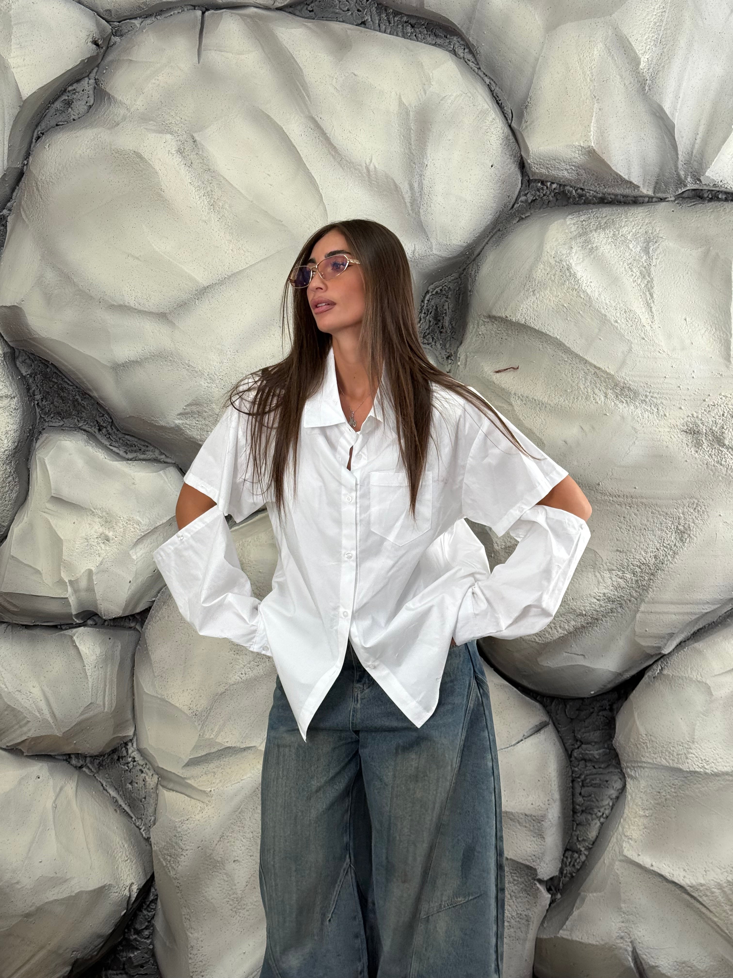 Camicia manica staccata