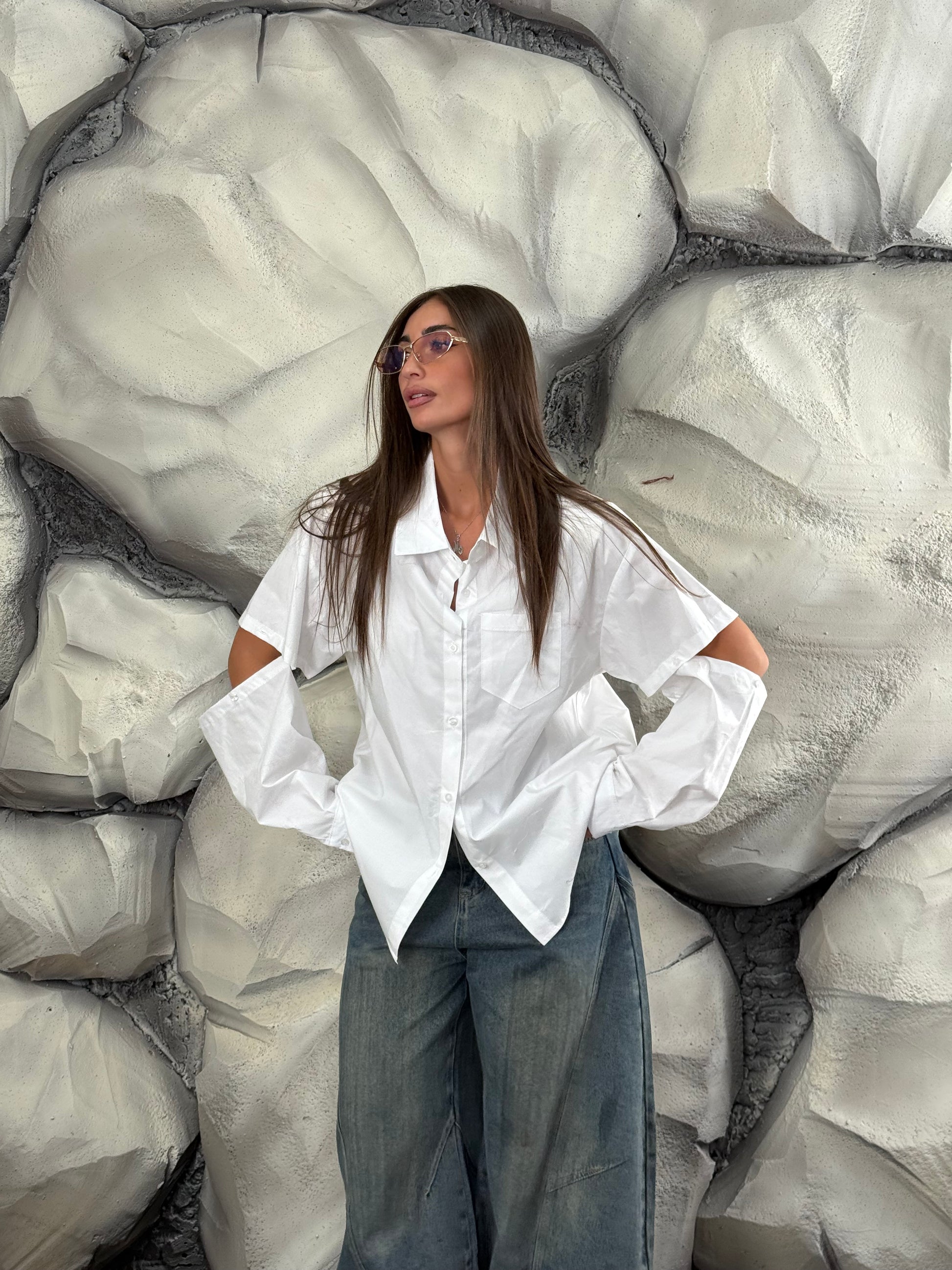 Camicia manica staccata