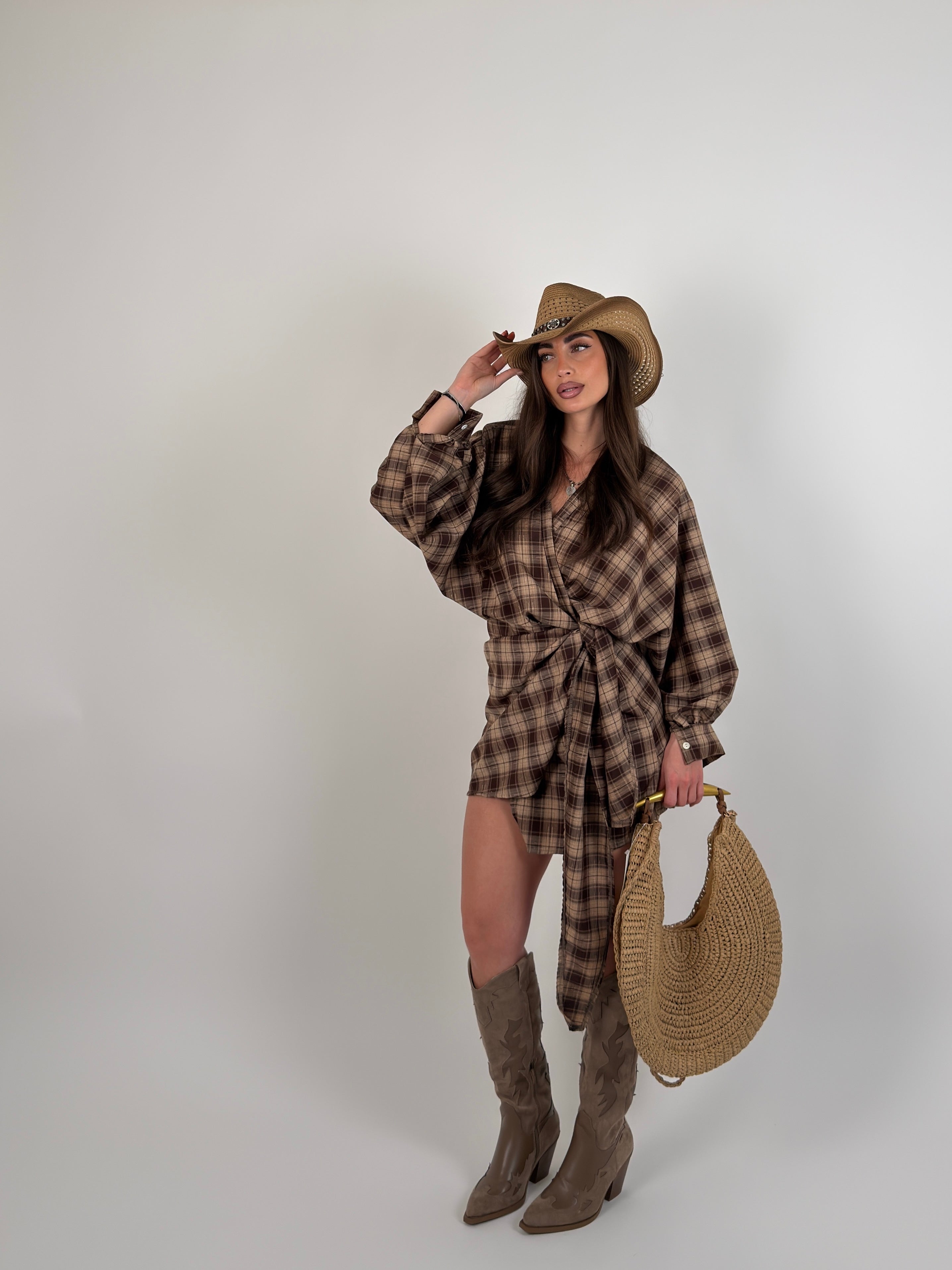 Vestito Quadri