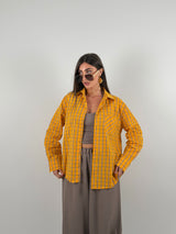 Camicia a quadri in cotone
