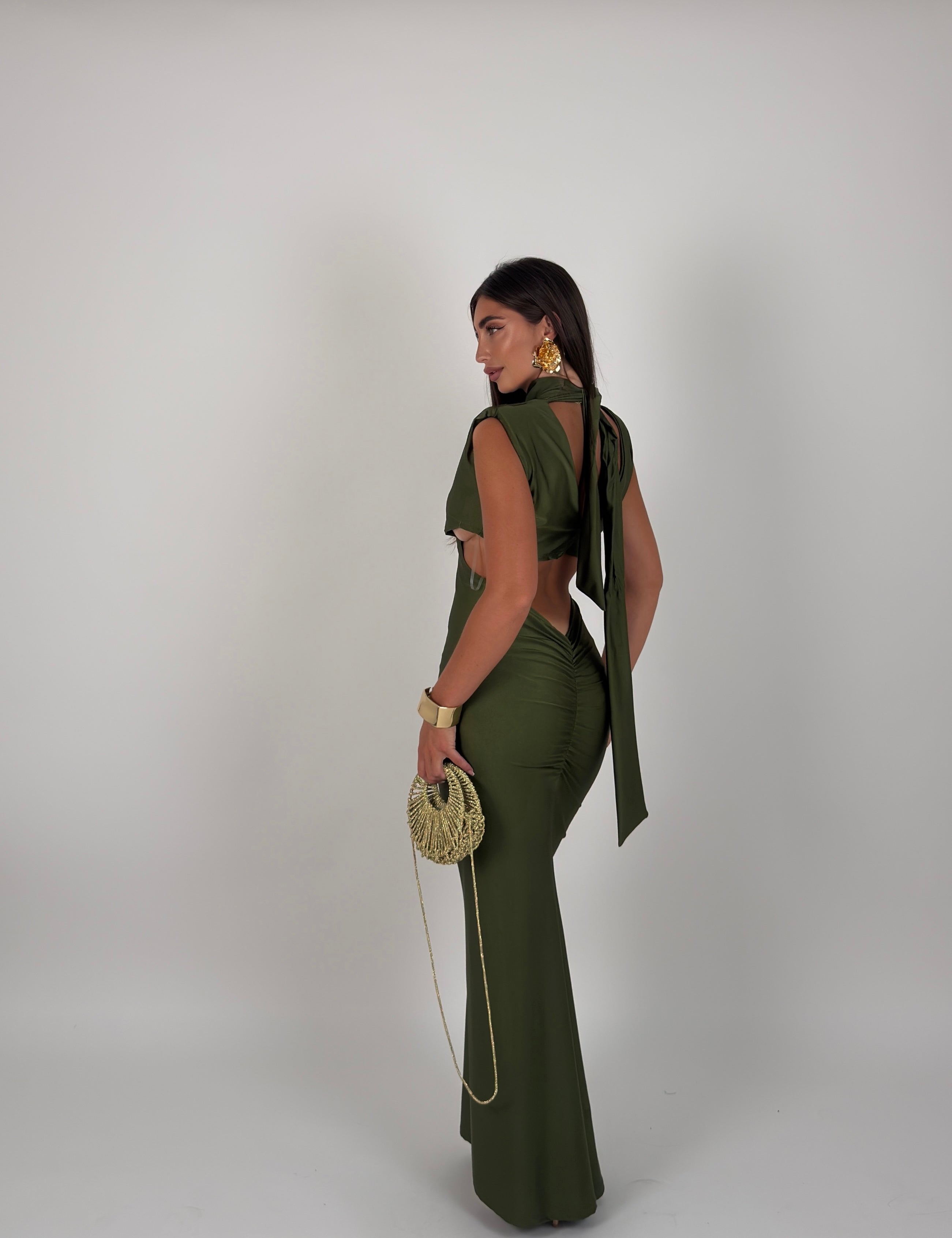 Vestito Long cut out