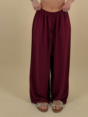 Pantalone palazzo in tessuto
