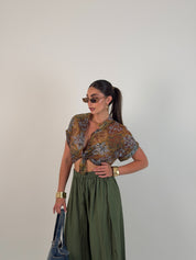 Camicia fantasia velo