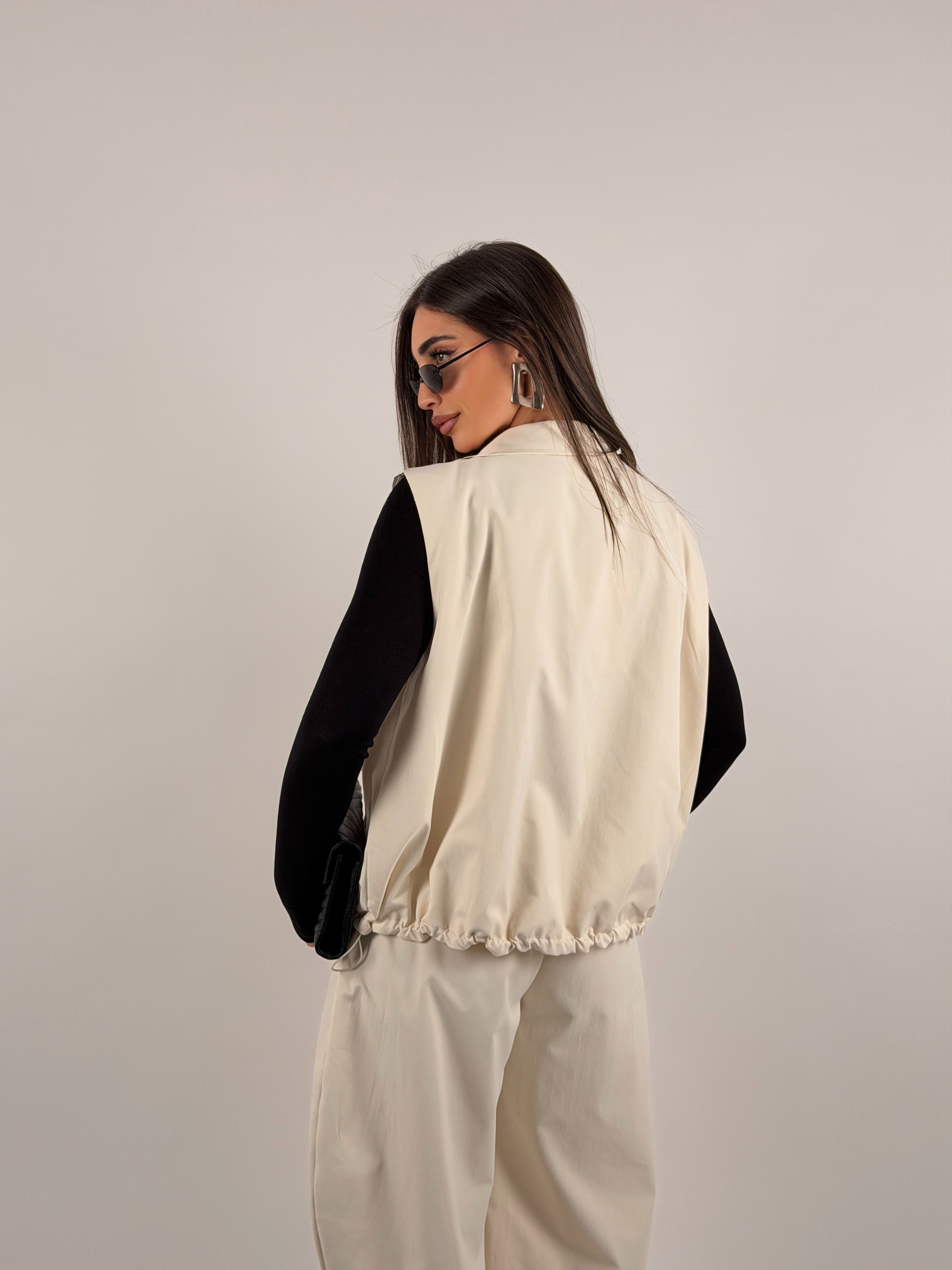 Gilet in tessuto tecnico by lumina