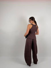 Completo ballon leopardato