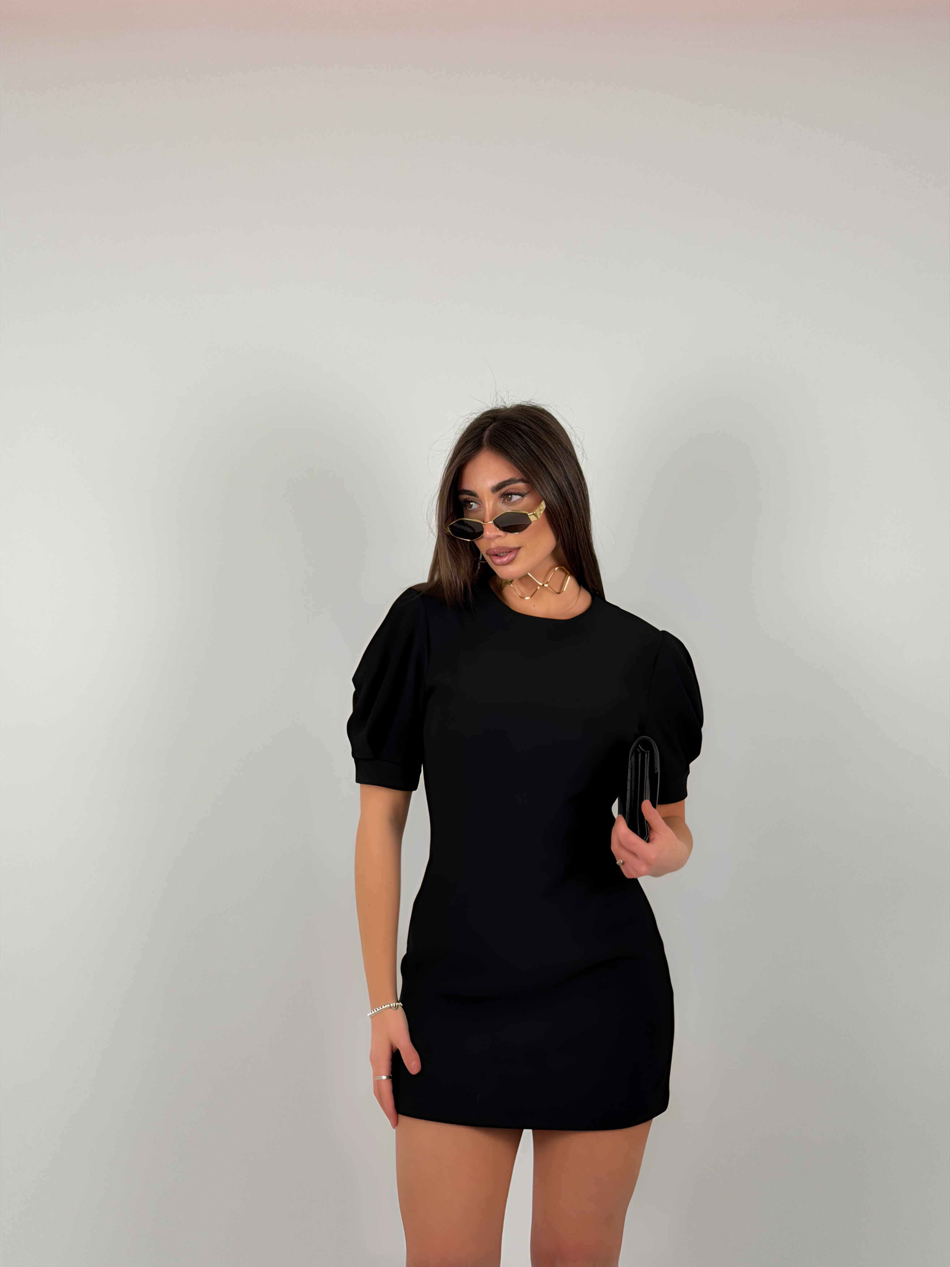 Vestito con manica ballon