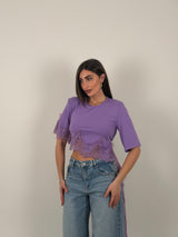 Maglia merletto trasversale