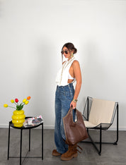 Jeans doppio bustino