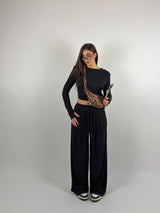 Completo in maglia a costine