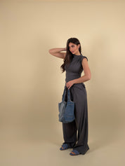 Completo Lost giro manica e pantalone palazzo