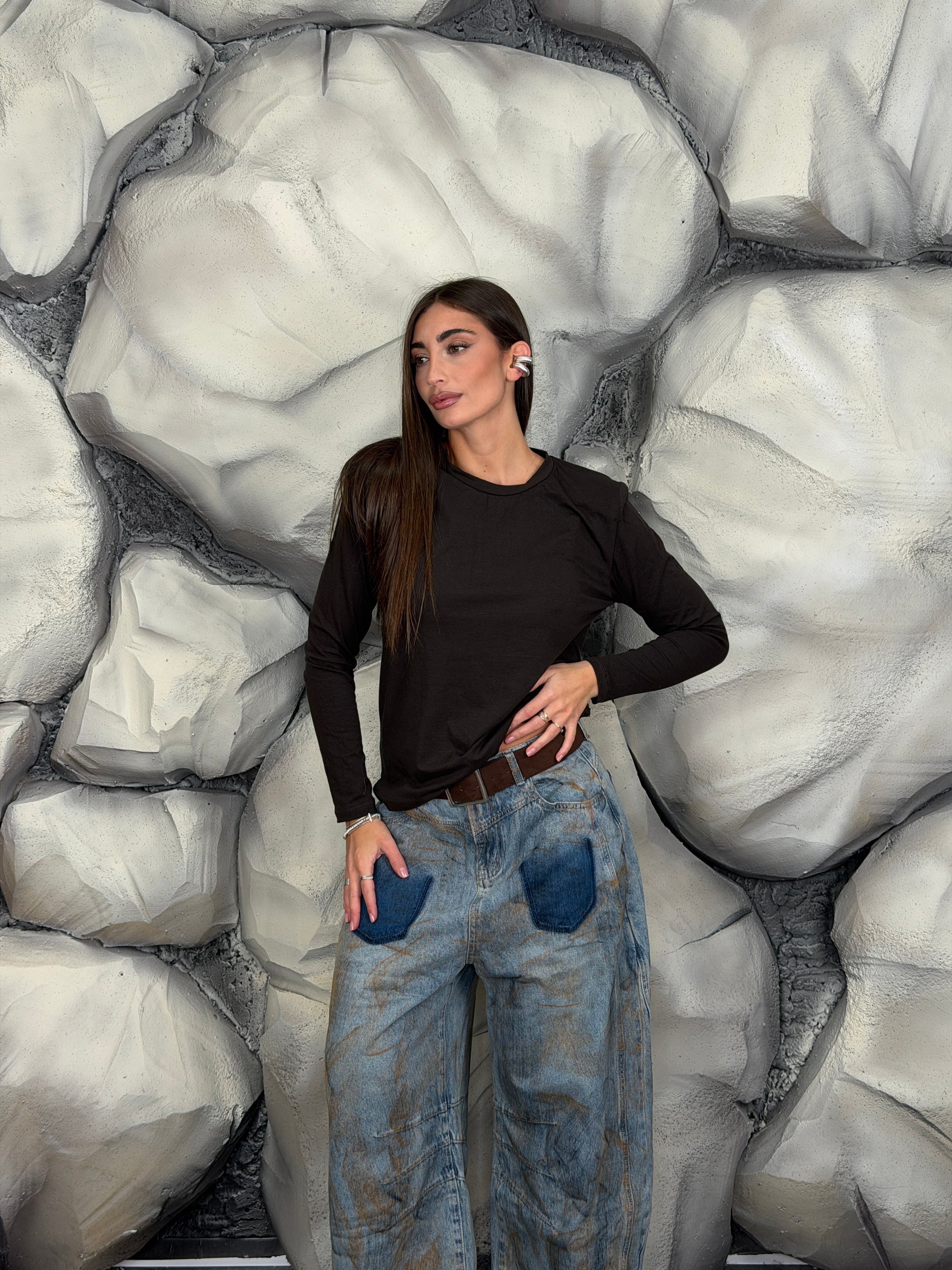 Maglia over spalline