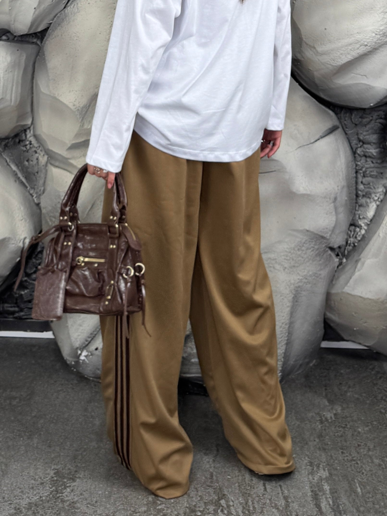Pantalone sporty palazzo